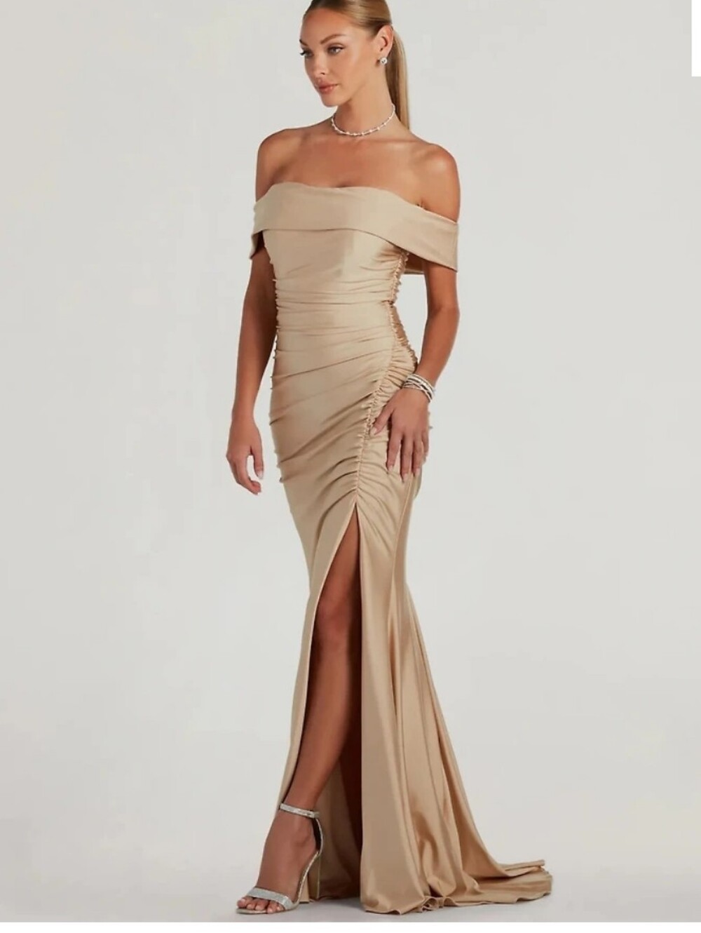 Windsor Off-The-Shoulder Mermaid Formal Dress